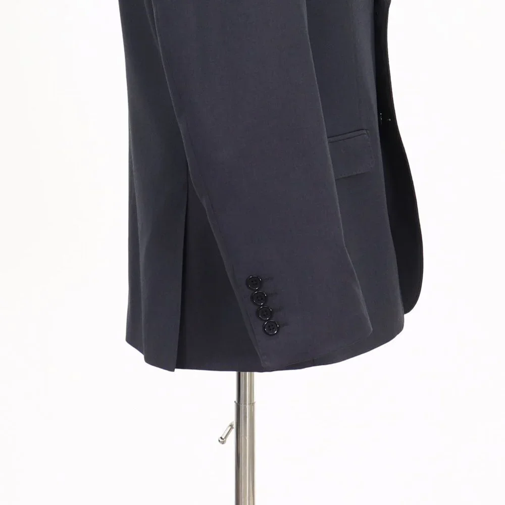 The Groomsman Suit 42R Gray Solid 2-Button Sport Coat Blazer Jacket O828